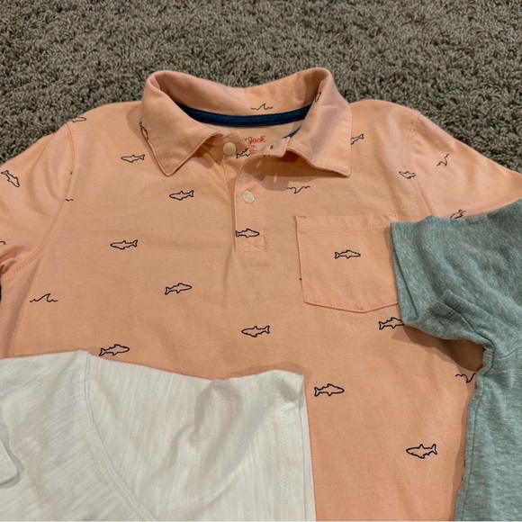 Bundle of 3 Cat & Jack boys polo shirts, size M 8-10 - Picture 2 of 7